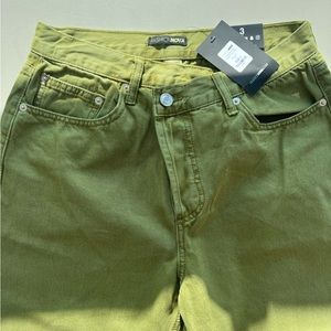 Fashion Nova Crossover Color Straight Leg Jeans